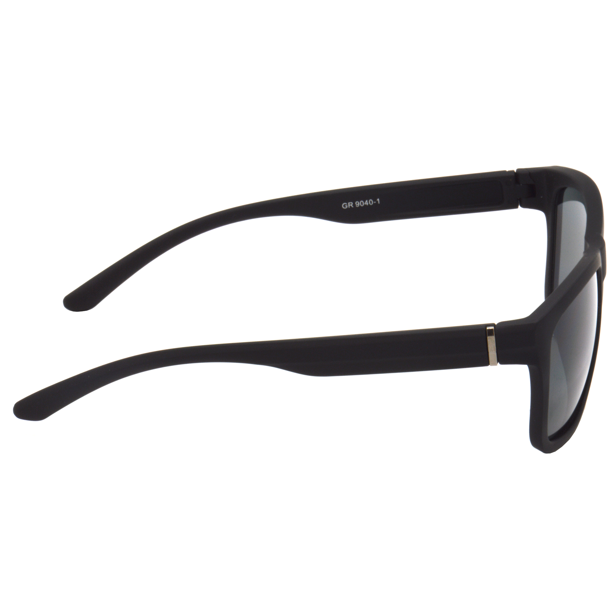 Hrinkar UV Protection Modish Black Rectangular Shades For Men & Women - HRS491-BK-BK - Image 3