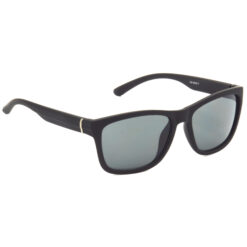 Hrinkar UV Protection Modish Black Rectangular Shades For Men & Women - HRS491-BK-BK