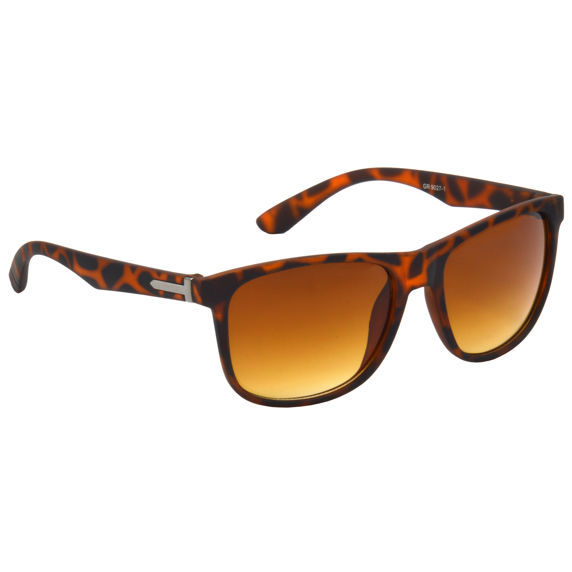 Hrinkar Gradient & UV Protection Trendy Brown Rectangular Shades For Men & Women - HRS492-TBWN-TBWN
