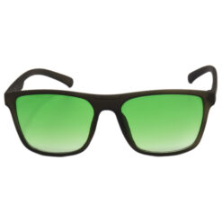 Hrinkar Gradient & UV Protection Elegant Green Rectangular Sunglasses For Men & Women - HRS493-GRY-LGRN - Image 2