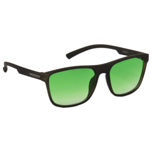 Hrinkar Gradient & UV Protection Elegant Green Rectangular Sunglasses For Men & Women - HRS493-GRY-LGRN
