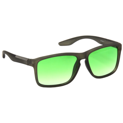 Hrinkar Gradient & UV Protection Classy Green Retro Square Goggles For Men & Women - HRS494-GRY-LGRN