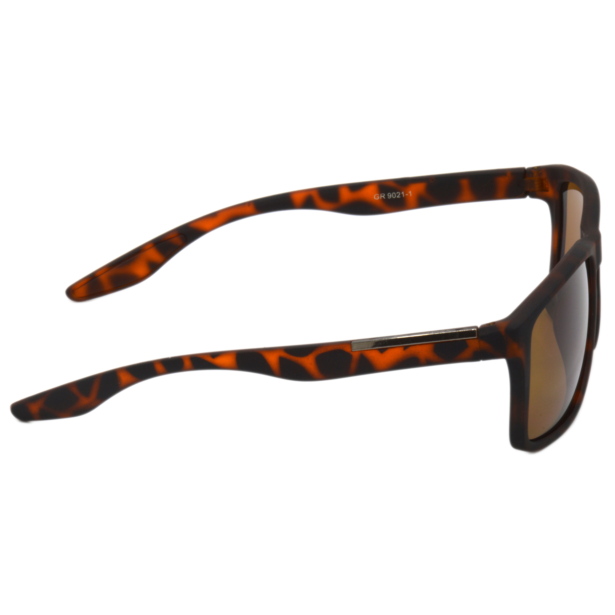 Hrinkar UV Protection Modish Brown Retro Square Sunglasses For Men & Women - HRS494-TBWN-BWN - Image 3