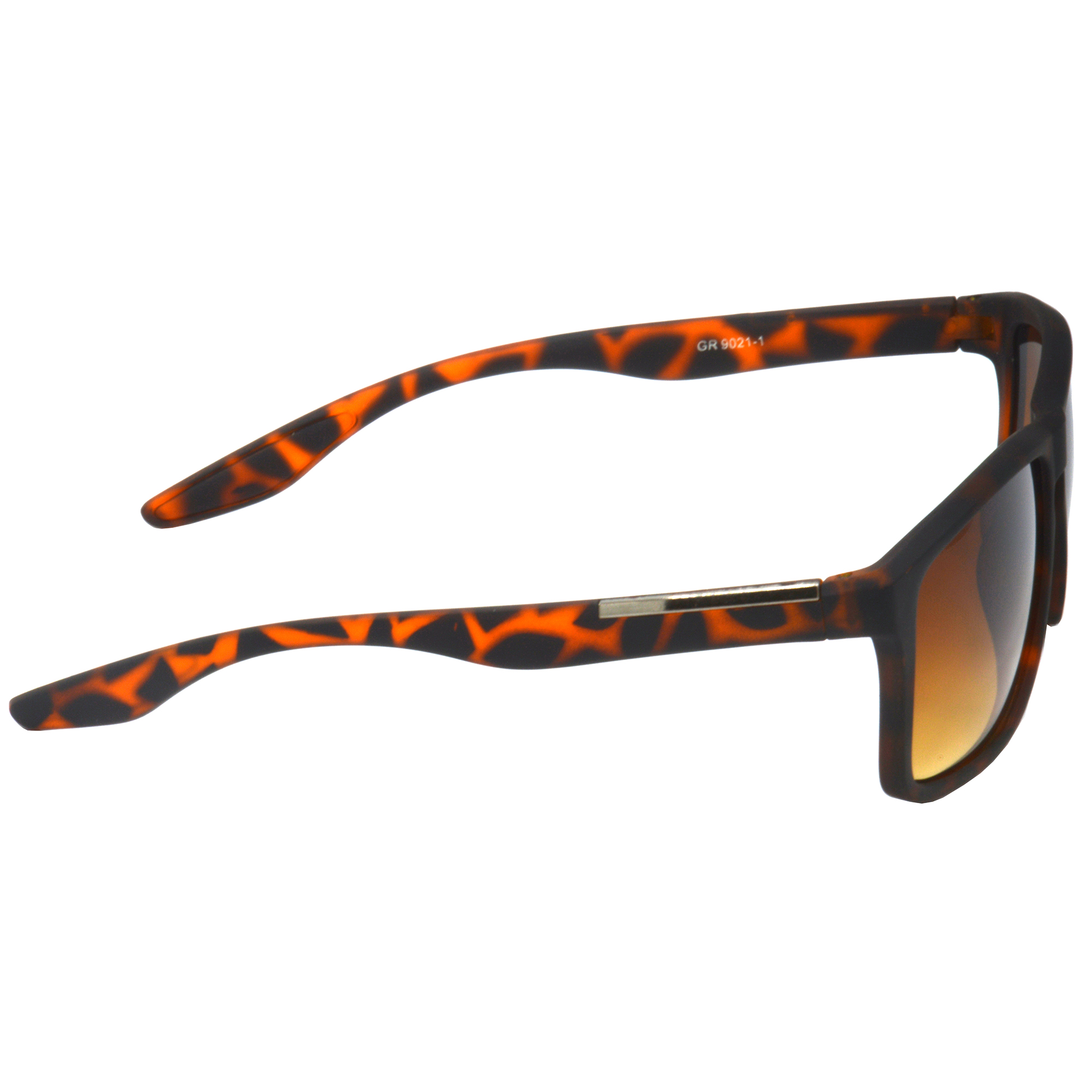 Hrinkar Gradient & UV Protection Elegant Brown Retro Square Goggles For Men & Women - HRS494-TBWN-LBWN - Image 3