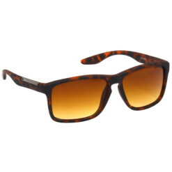 Hrinkar Gradient & UV Protection Elegant Brown Retro Square Goggles For Men & Women - HRS494-TBWN-LBWN