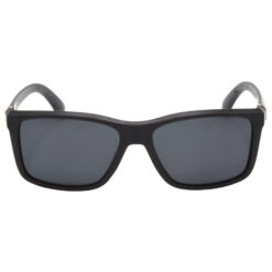 Hrinkar Polarized & UV Protection Trendy Black Rectangular Shades For Men & Women - HRS495-BK-BL-P - Image 2