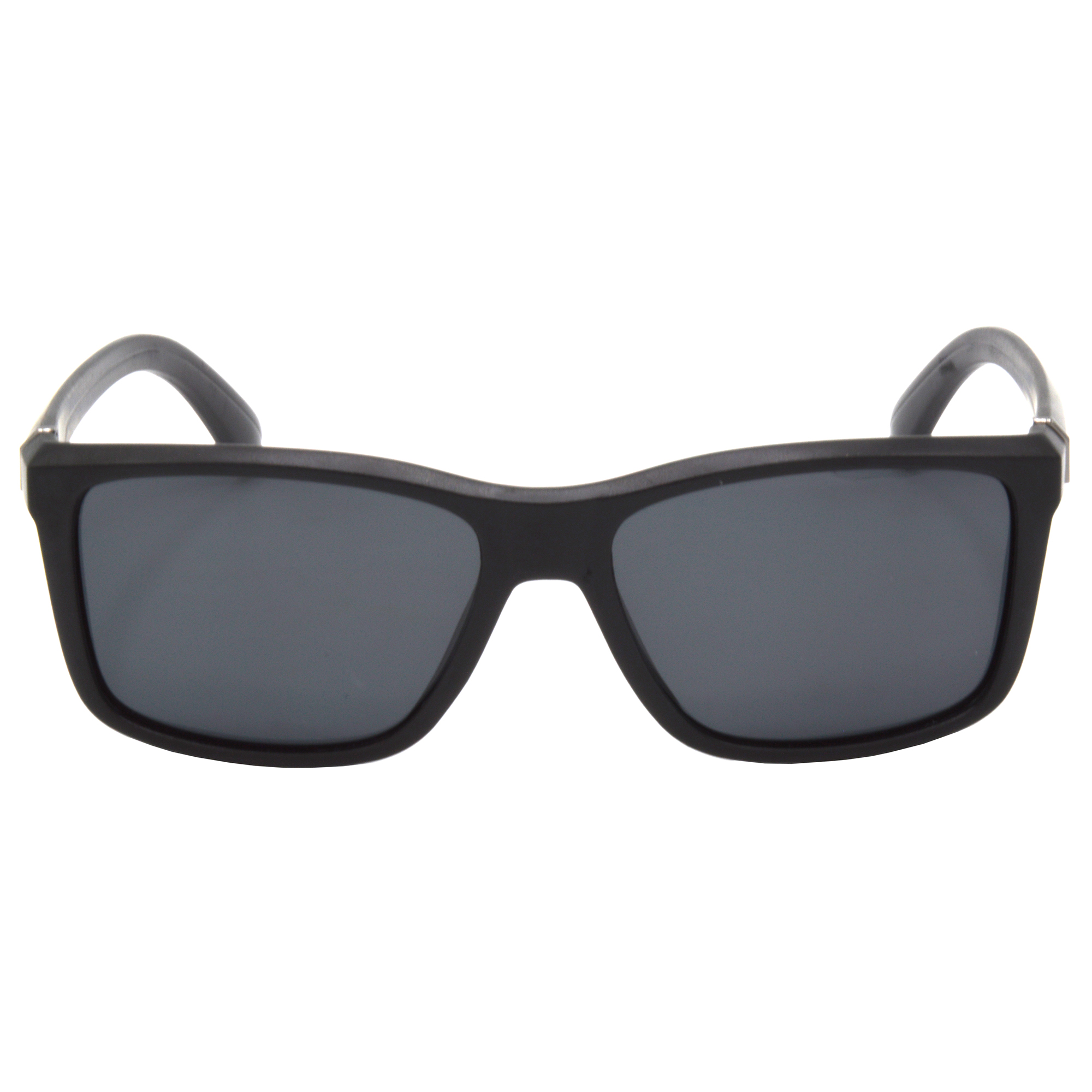 Hrinkar Polarized & UV Protection Trendy Black Rectangular Shades For Men & Women - HRS495-BK-BL-P - Image 2