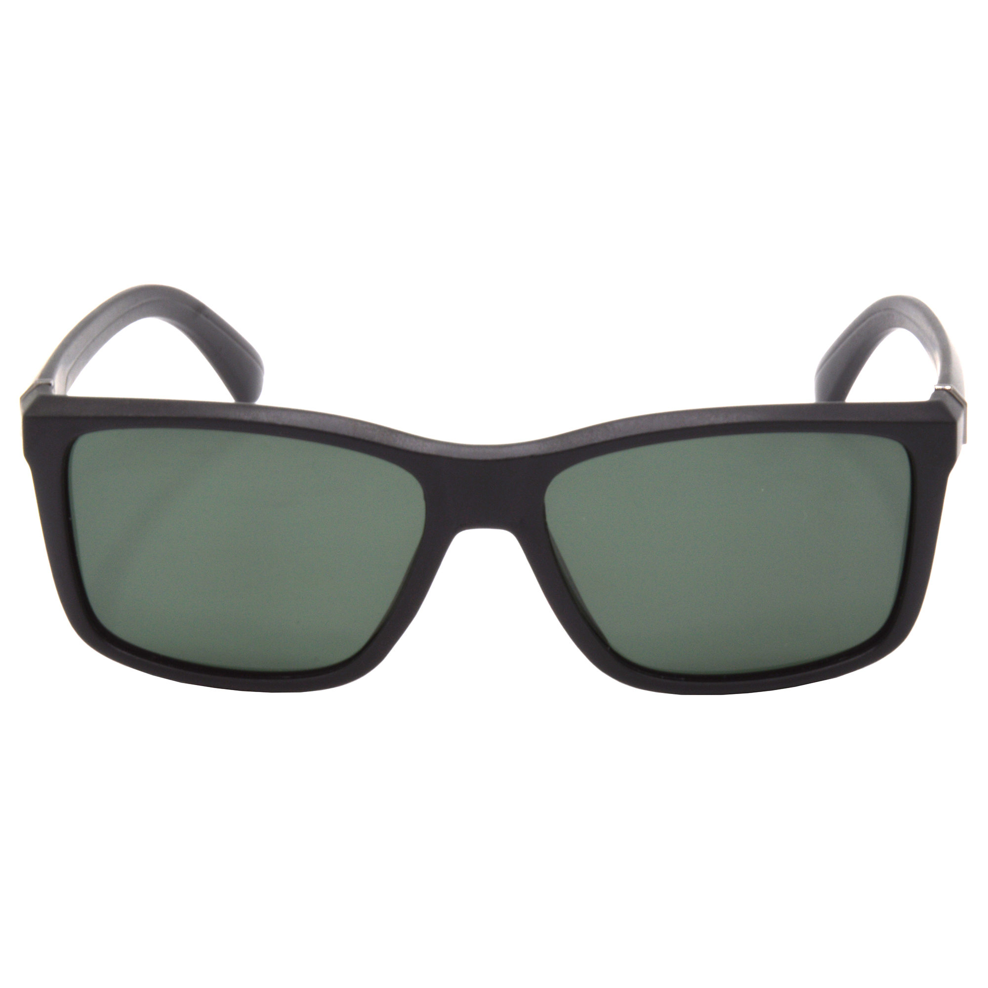 Hrinkar Polarized & UV Protection Classy Green Rectangular Sunglasses For Men & Women - HRS495-BK-GRN-P - Image 2