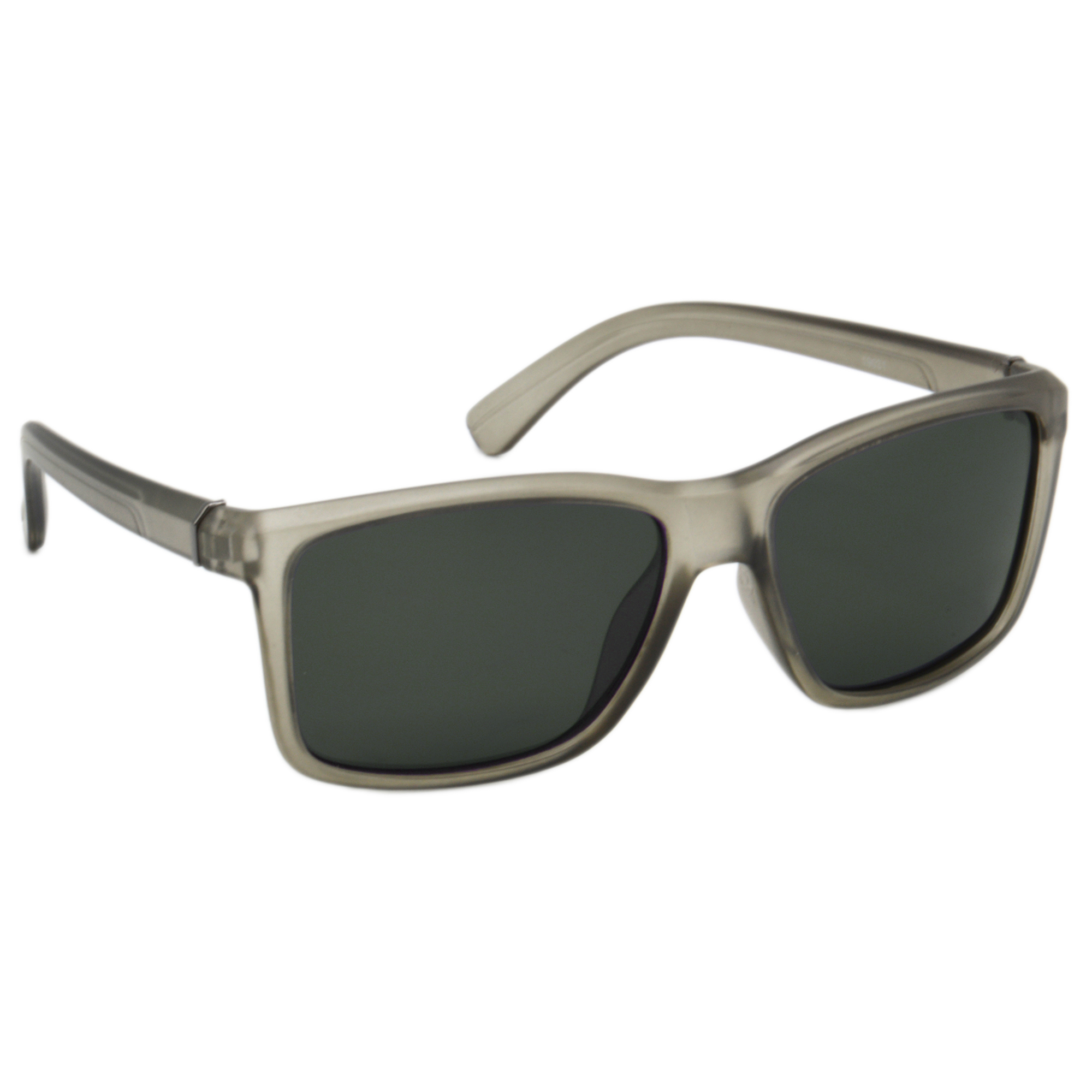 Hrinkar Polarized & UV Protection Elegant Green Rectangular Sunglasses For Men & Women - HRS495-GRY-GRN-P