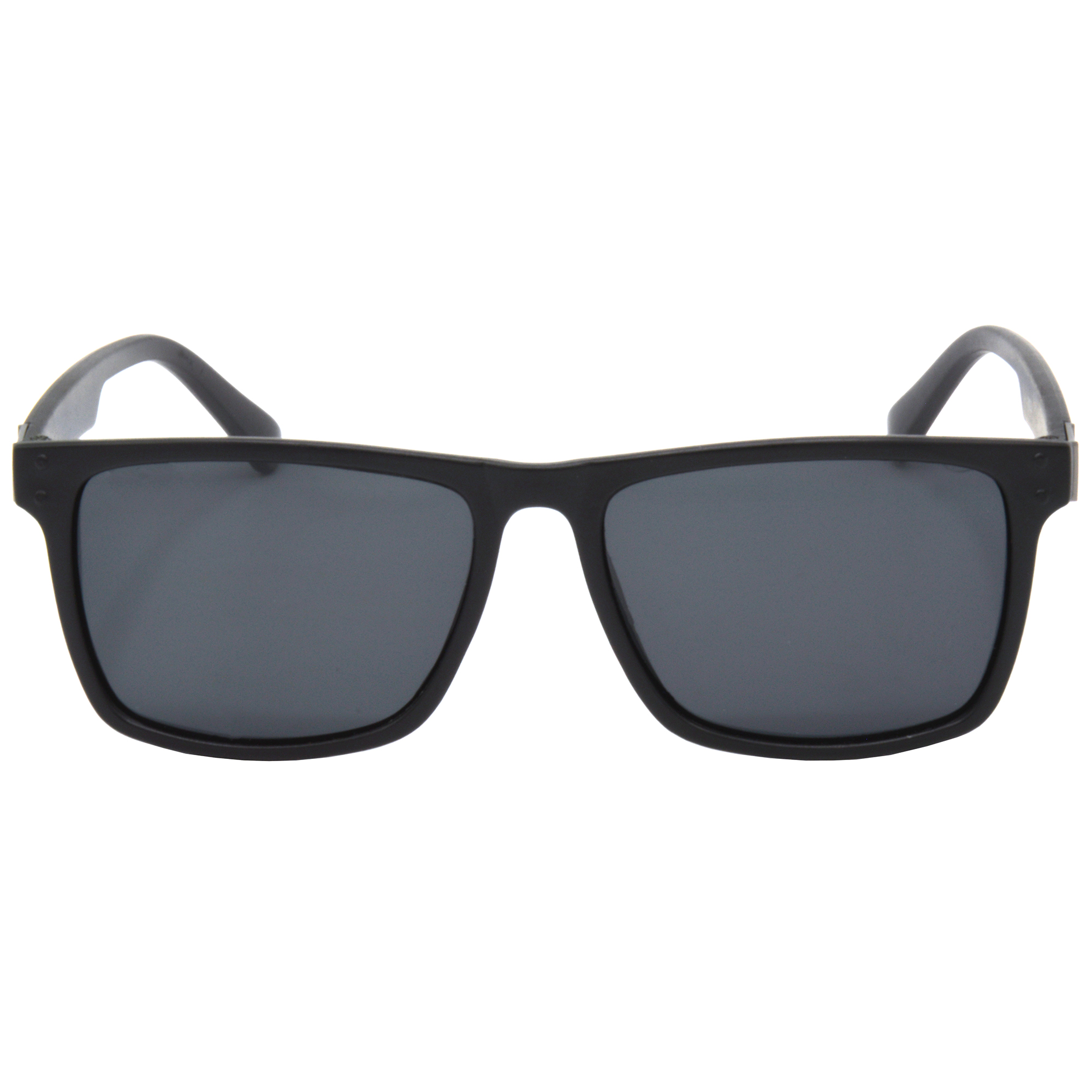 Hrinkar Polarized & UV Protection Trendy Black Rectangular Goggles For Men & Women - HRS496-BK-BK-P - Image 2