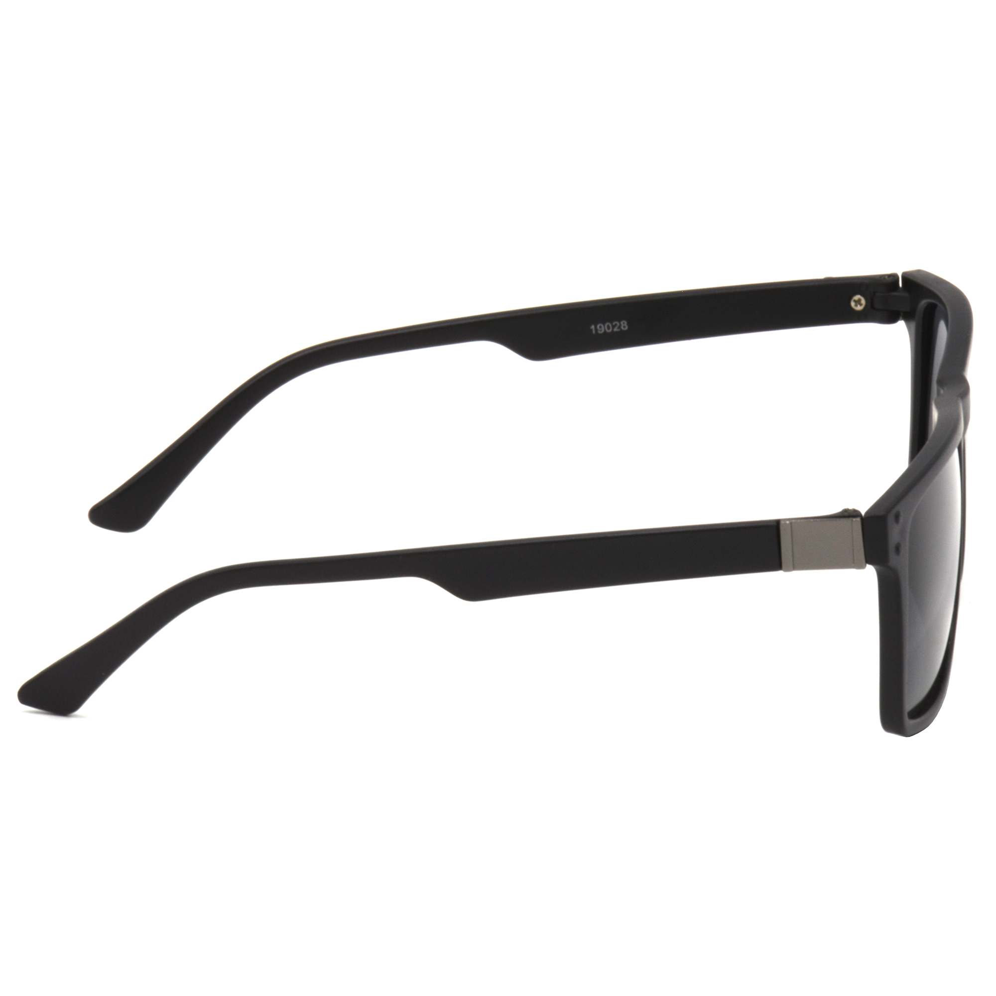 Hrinkar Polarized & UV Protection Trendy Black Rectangular Goggles For Men & Women - HRS496-BK-BK-P - Image 3
