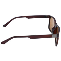 Hrinkar Polarized & UV Protection Stylish Brown Rectangular Sunglasses For Men & Women - HRS496-BWN-BWN-P - Image 3