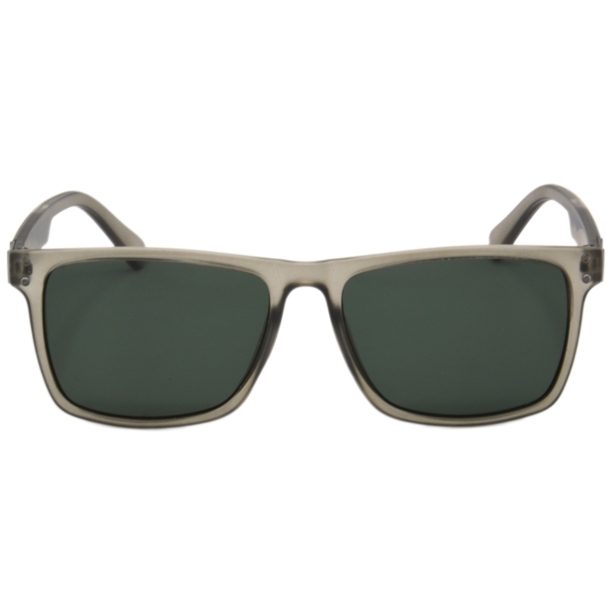 Hrinkar Polarized & UV Protection Elegant Green Rectangular Shades For Men & Women - HRS496-GRY-GRN-P - Image 2