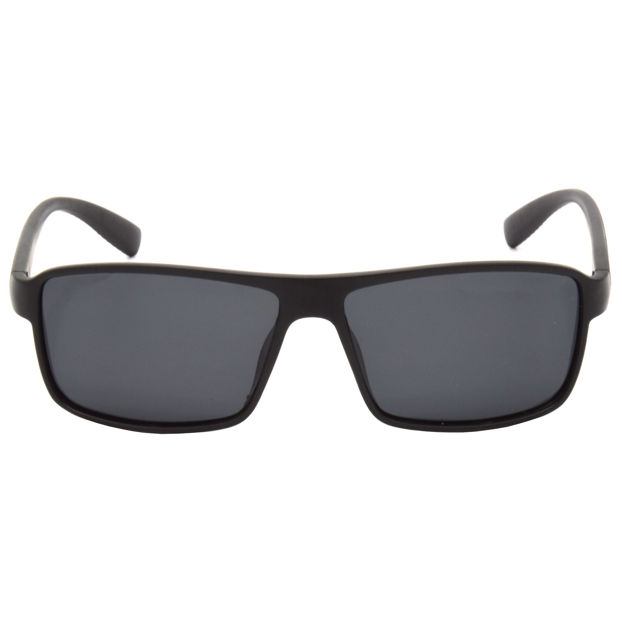 Hrinkar Polarized & UV Protection Trendy Black Rectangular Sunglasses For Men & Women - HRS497-BK-BK-P - Image 2