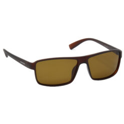 Hrinkar Polarized & UV Protection Stylish Brown Rectangular Shades For Men & Women - HRS497-BWN-BWN-P