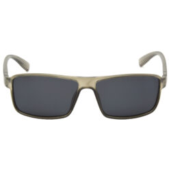 Hrinkar Polarized & UV Protection Modish Grey Rectangular Sunglasses For Men & Women - HRS497-GRY-BK-P - Image 2