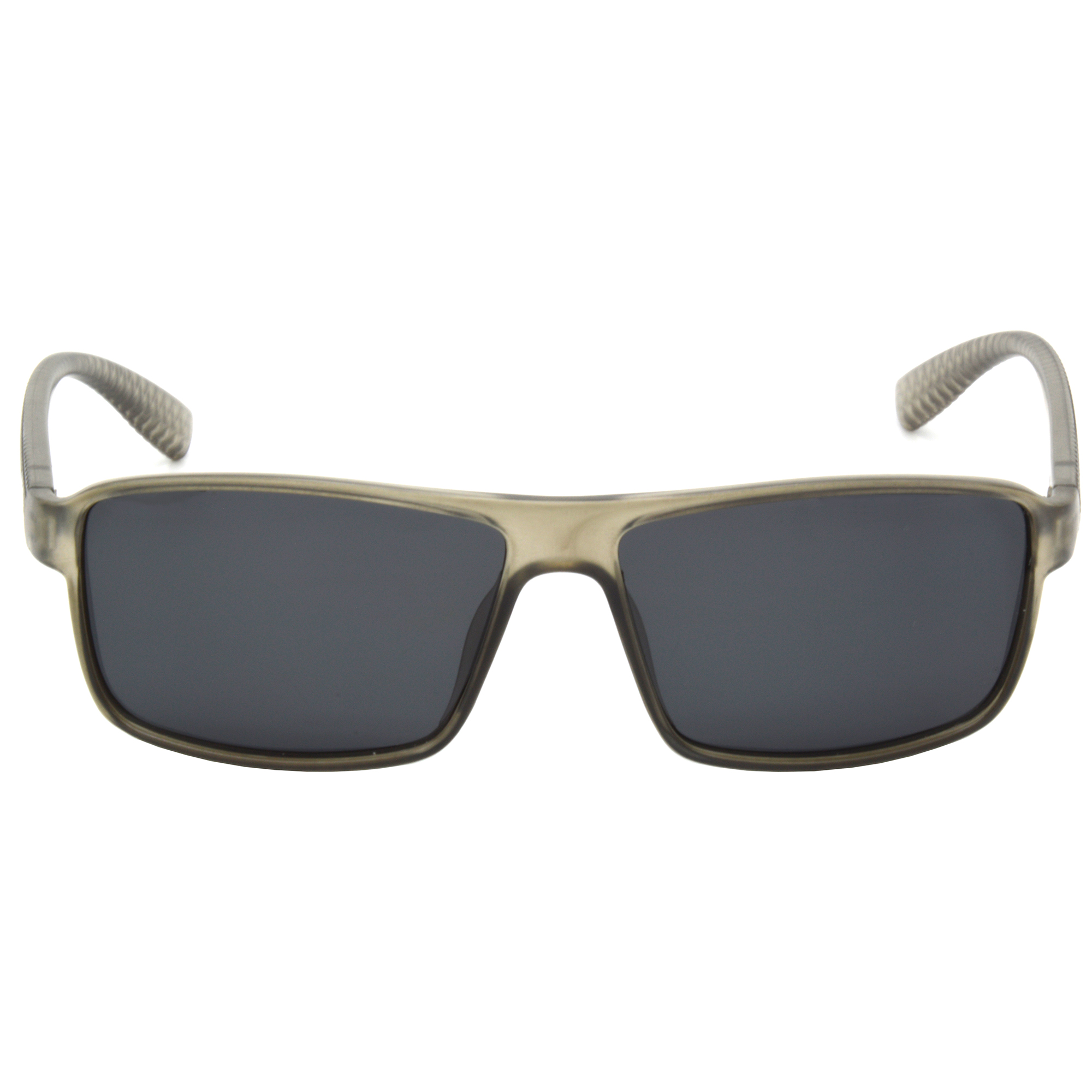 Hrinkar Polarized & UV Protection Modish Grey Rectangular Sunglasses For Men & Women - HRS497-GRY-BK-P - Image 2
