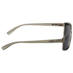 Hrinkar Polarized & UV Protection Modish Grey Rectangular Sunglasses For Men & Women - HRS497-GRY-BK-P - Image 3