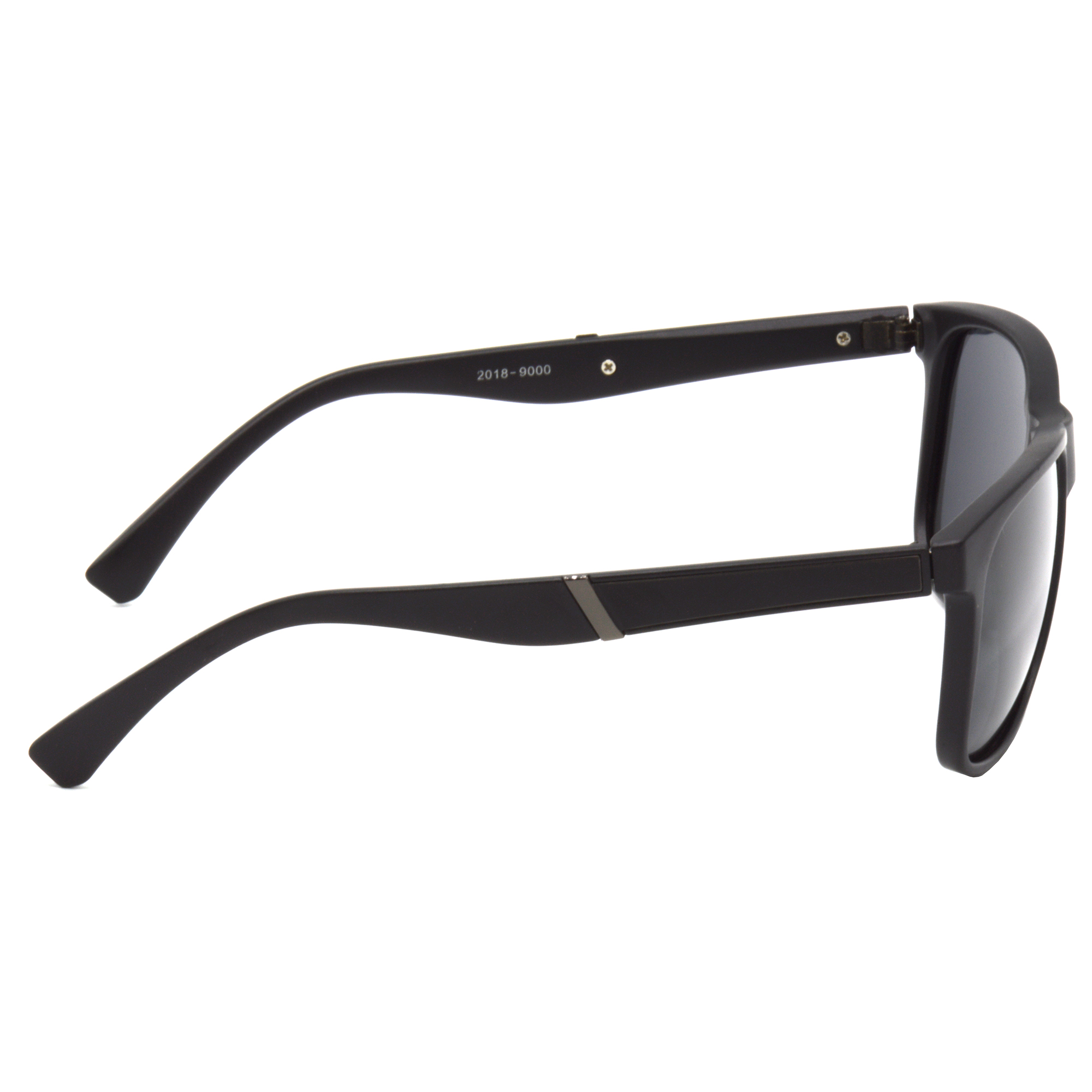 Hrinkar Polarized & UV Protection Trendy Black Rectangular Shades For Men & Women - HRS498-BK-BK-P - Image 3