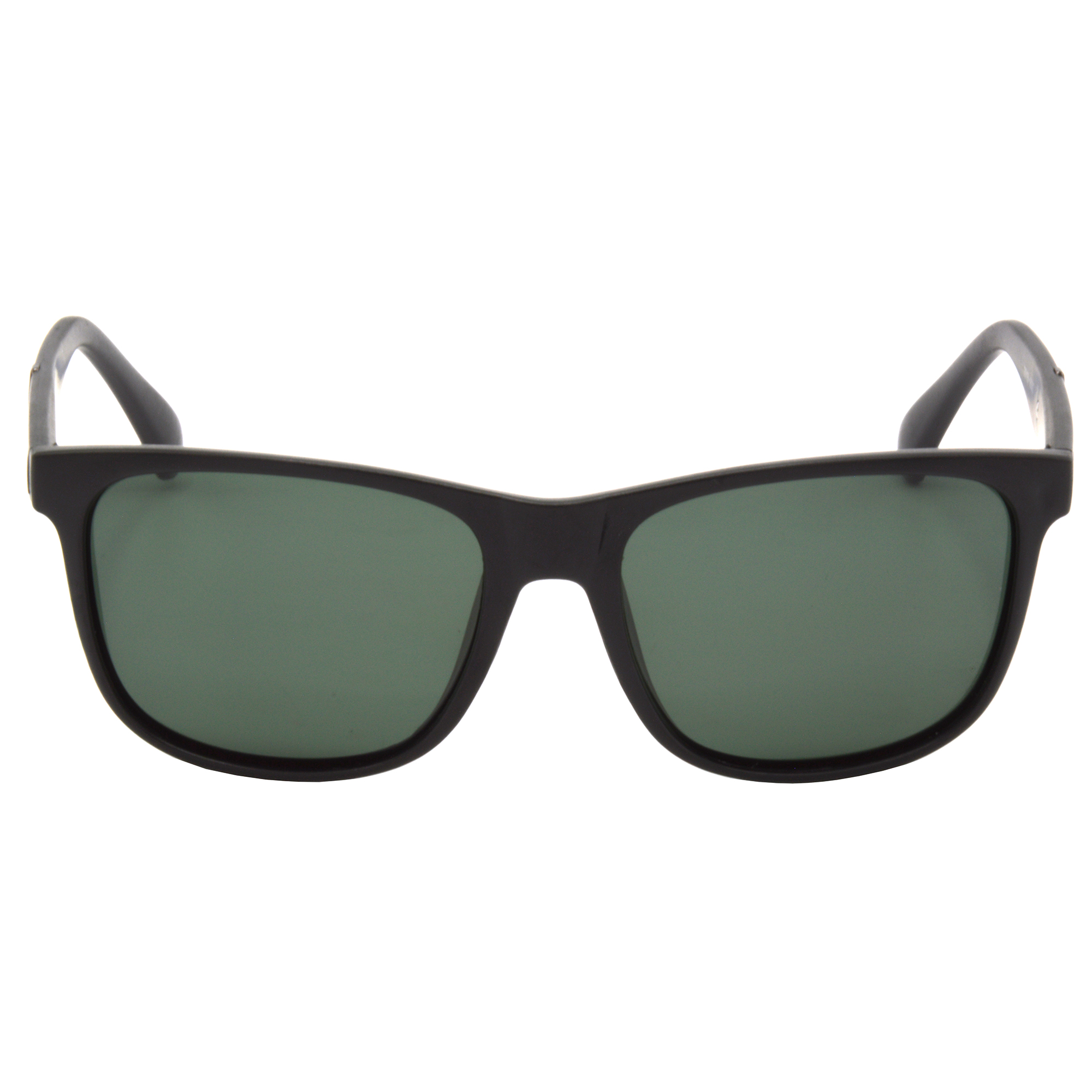Hrinkar Polarized & UV Protection Classy Green Rectangular Sunglasses For Men & Women - HRS498-BK-GRN-P - Image 2