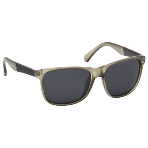 Hrinkar Polarized & UV Protection Modish Grey Rectangular Shades For Men & Women - HRS498-GRY-BK-P
