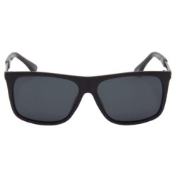 Hrinkar Polarized & UV Protection Elegant Black Rectangular Sunglasses For Men & Women - HRS499-BK-BK-P - Image 2