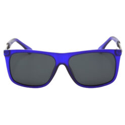Hrinkar Polarized & UV Protection Classy Grey Rectangular Shades For Men & Women - HRS499-BU-BK-P - Image 2
