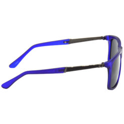Hrinkar Polarized & UV Protection Classy Grey Rectangular Shades For Men & Women - HRS499-BU-BK-P - Image 3