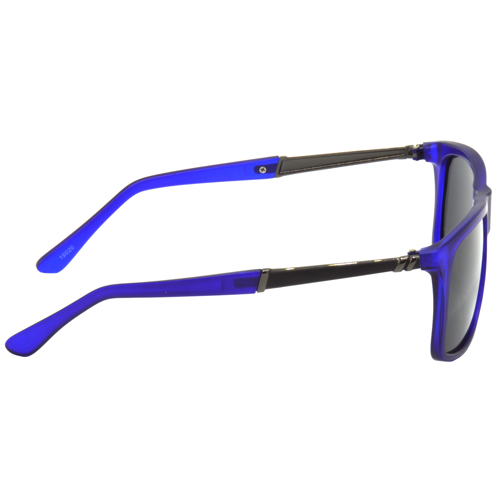 Hrinkar Polarized & UV Protection Classy Grey Rectangular Shades For Men & Women - HRS499-BU-BK-P - Image 3