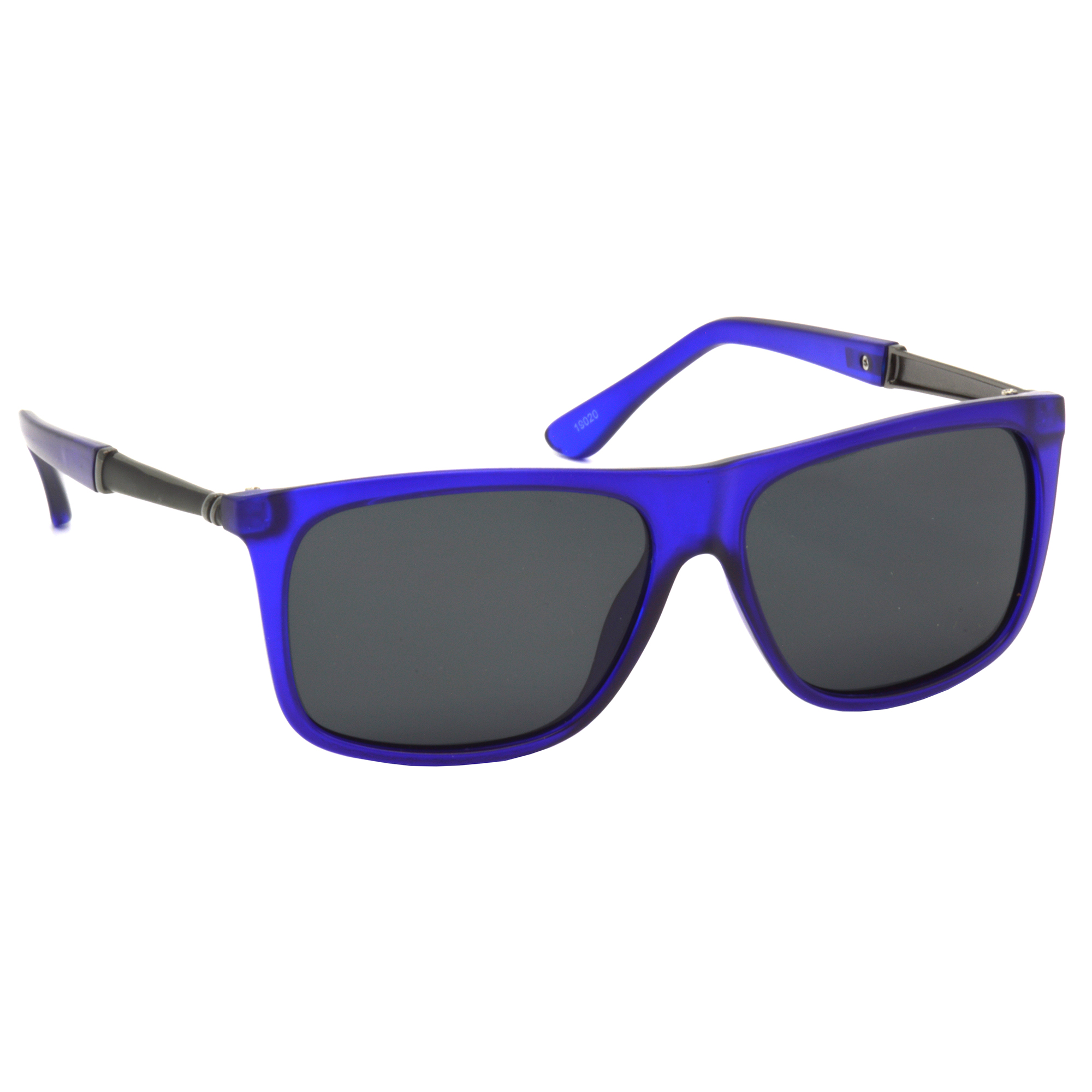 Hrinkar Polarized & UV Protection Classy Grey Rectangular Shades For Men & Women - HRS499-BU-BK-P
