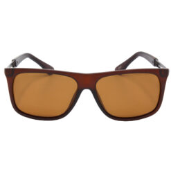Hrinkar Polarized & UV Protection Stylish Brown Rectangular Sunglasses For Men & Women - HRS499-BWN-BWN-P - Image 2