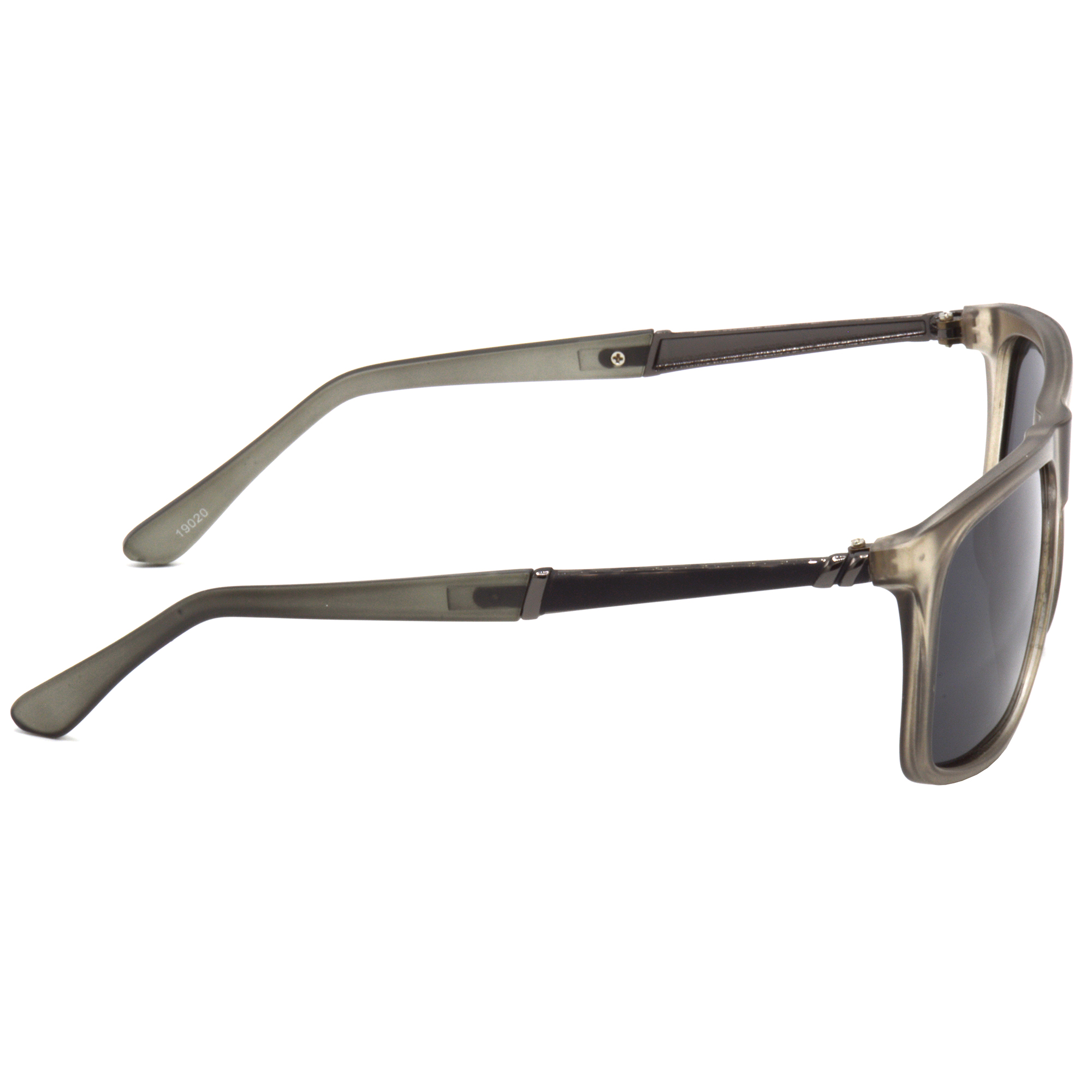 Hrinkar Polarized & UV Protection Modish Grey Rectangular Goggles For Men & Women - HRS499-GRY-BK-P - Image 3