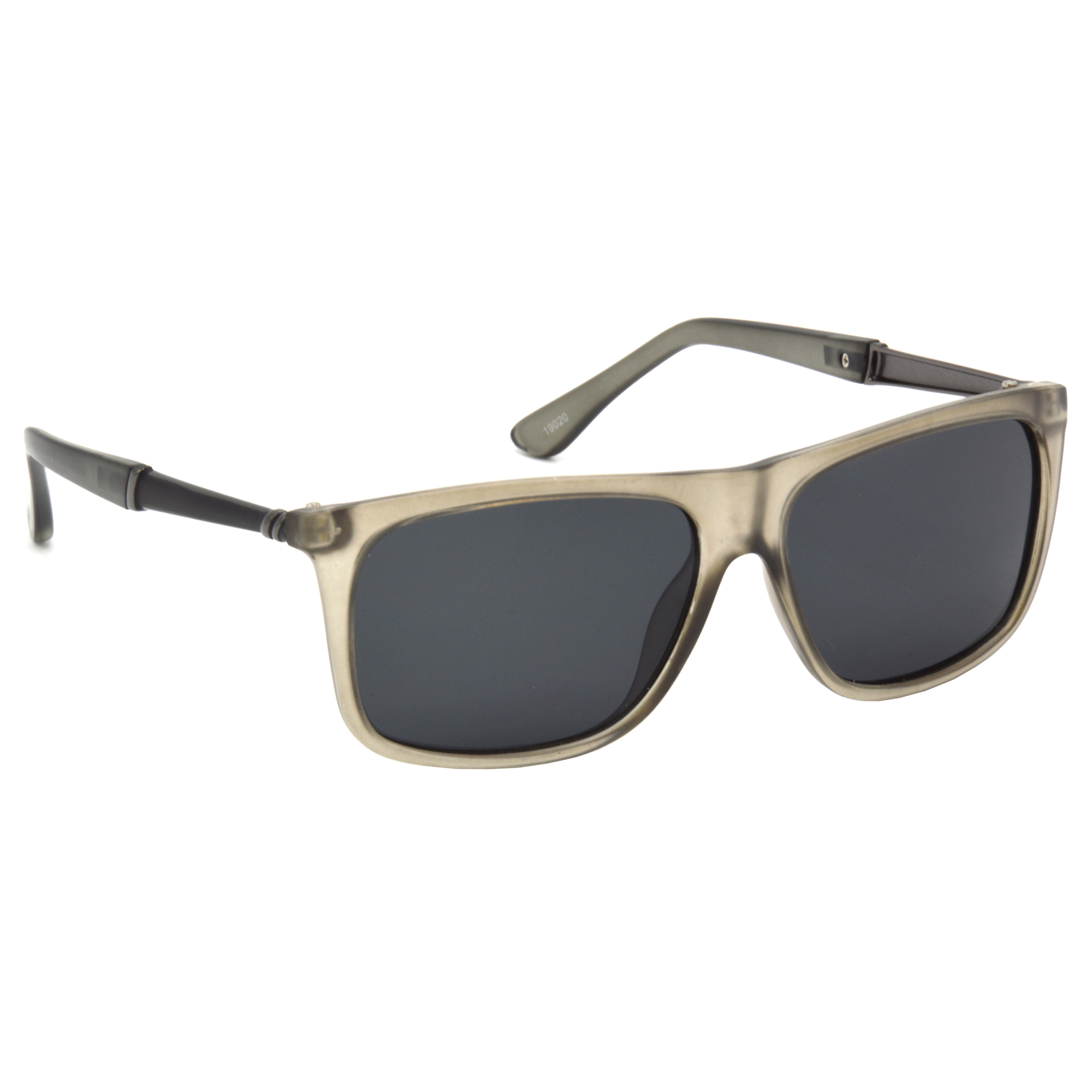 Hrinkar Polarized & UV Protection Modish Grey Rectangular Goggles For Men & Women - HRS499-GRY-BK-P