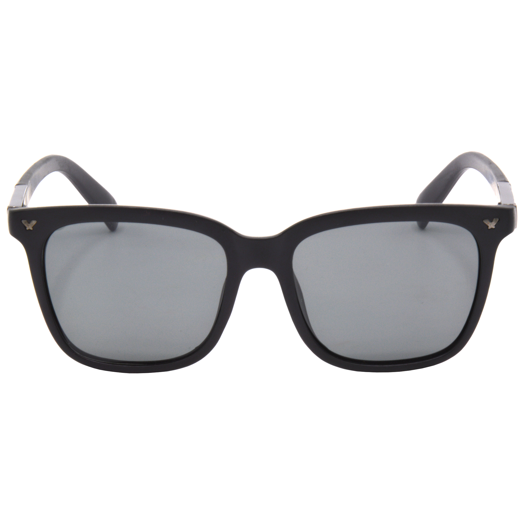 Hrinkar Polarized & UV Protection Elegant Black Rectangular Shades For Men & Women - HRS500-BK-BK - Image 2