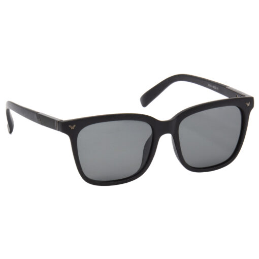 Hrinkar Polarized & UV Protection Elegant Black Rectangular Shades For Men & Women - HRS500-BK-BK