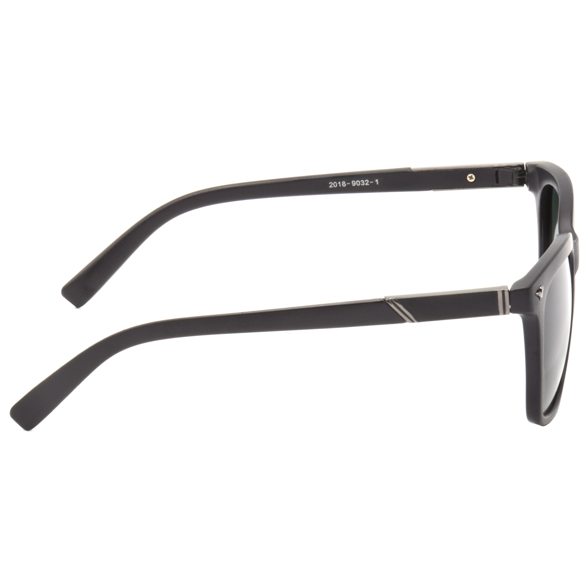 Hrinkar Polarized & UV Protection Trendy Green Rectangular Sunglasses For Men & Women - HRS500-BK-GRN-P - Image 3
