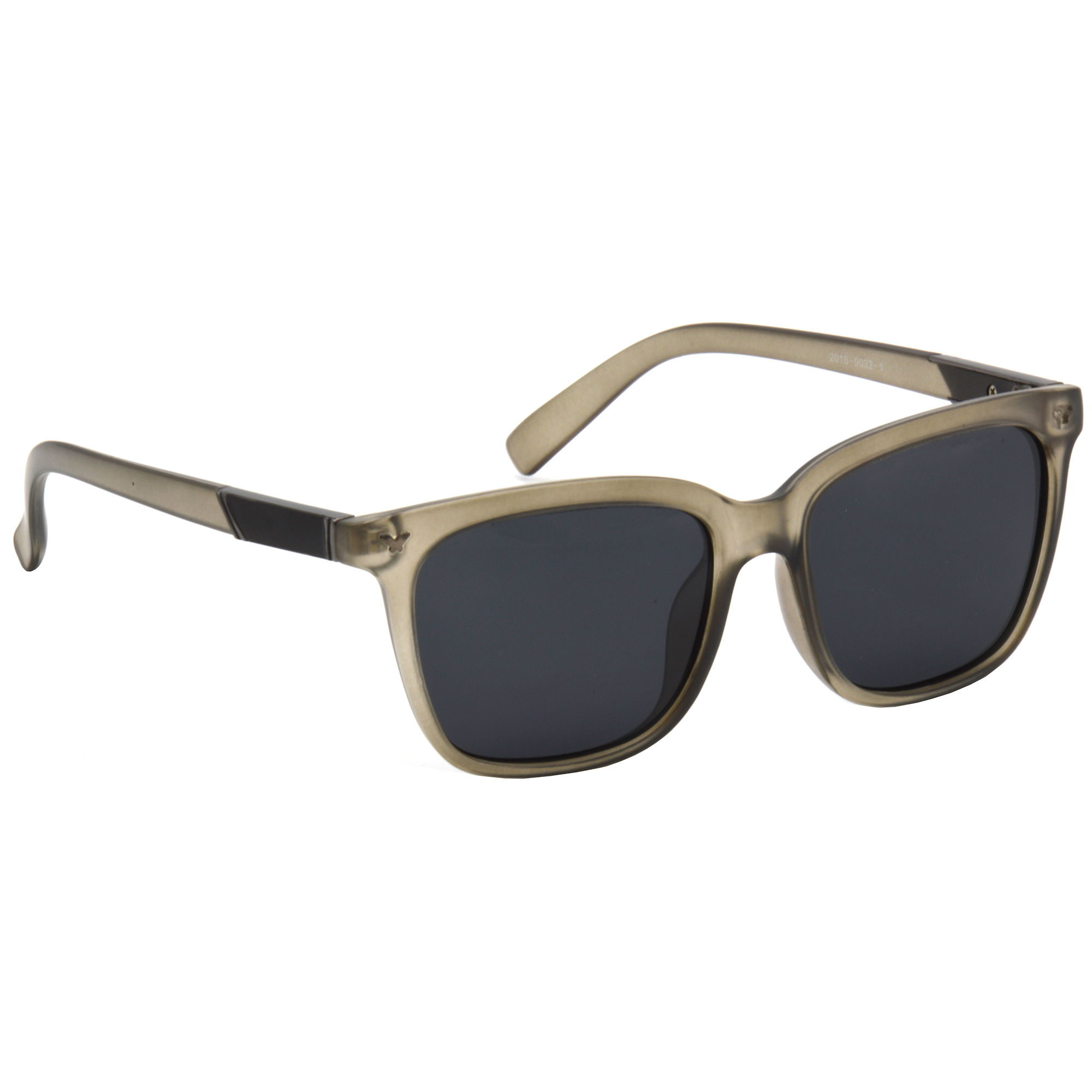 Hrinkar Polarized & UV Protection Modish Grey Rectangular Sunglasses For Men & Women - HRS500-GRY-BK-P