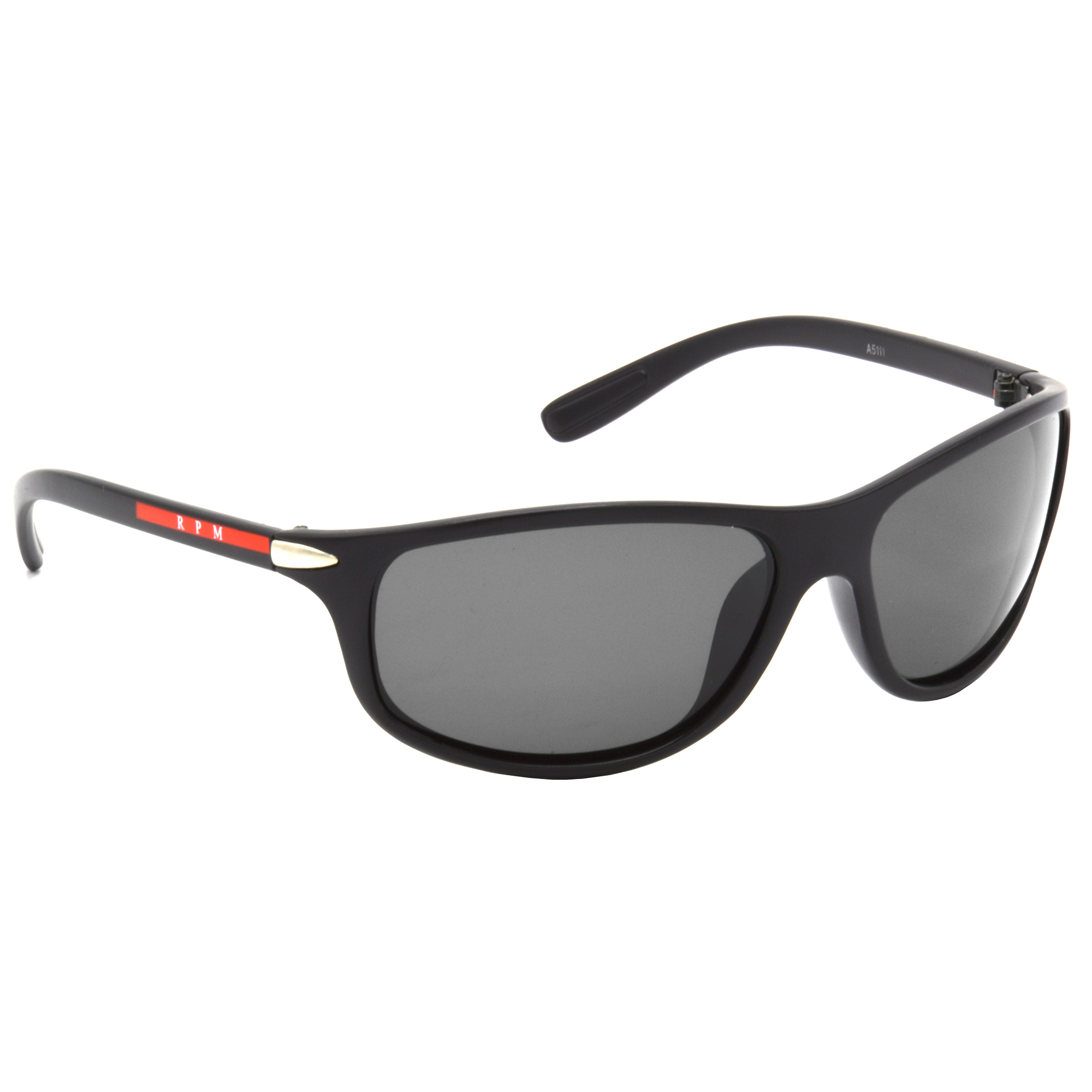Hrinkar Polarized & UV Protection Modish Black Sports, Wrap-around Goggles For Men - HRS501-BK-BK-P