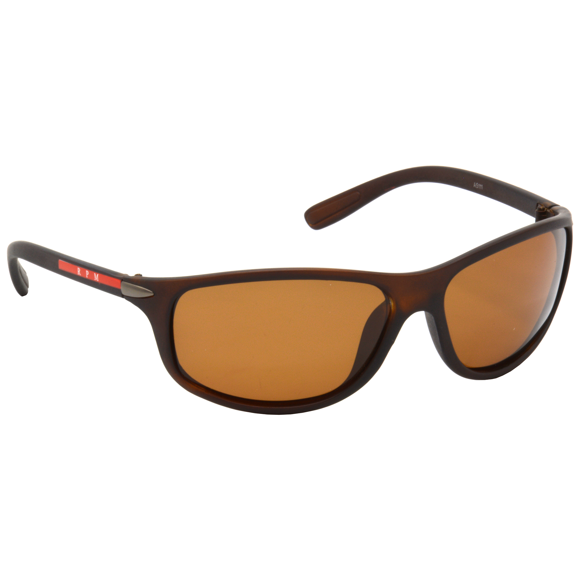 Hrinkar Polarized & UV Protection Elegant Brown Sports, Wrap-around Goggles For Men - HRS501-BWN-BWN-P