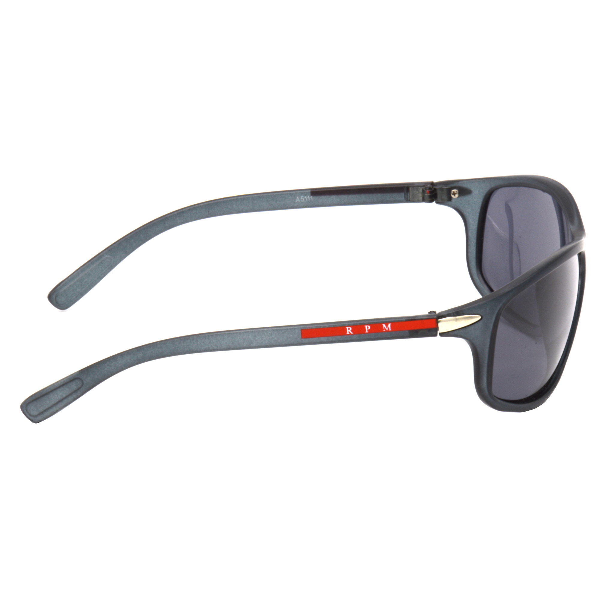 Hrinkar Polarized & UV Protection Elegant Black, Clear Sports, Wrap-around Shades For Men - HRS501-GRY-BK-P - Image 3