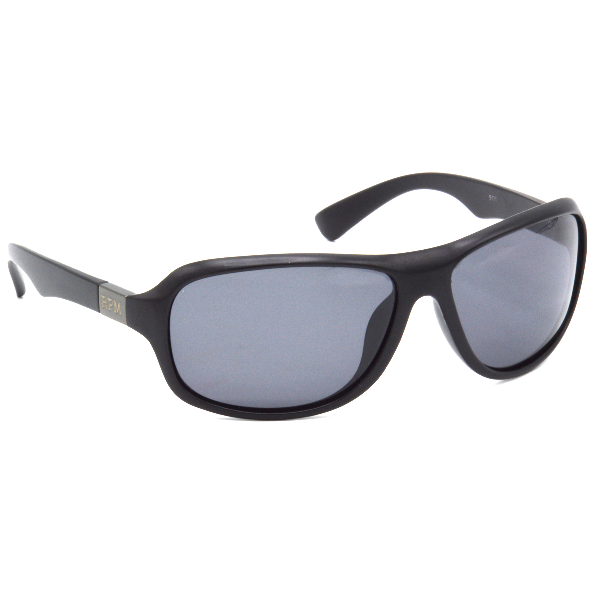 Hrinkar Polarized & UV Protection Trendy Black Sports, Wrap-around Sunglasses For Men & Women - HRS503-BK-BK-P