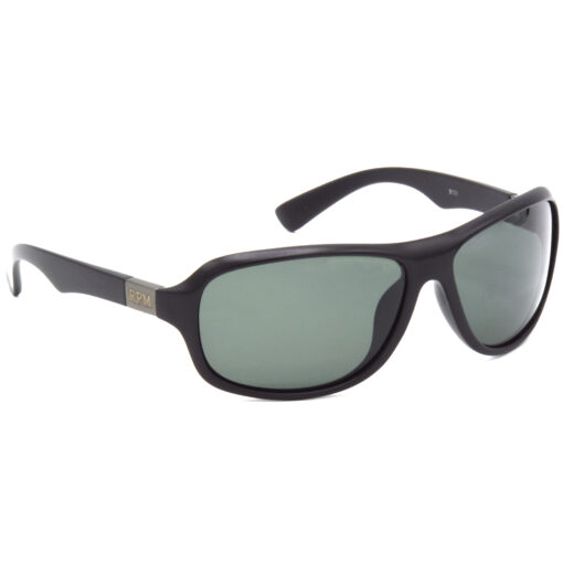Hrinkar Polarized & UV Protection Classy Green Sports, Wrap-around Sunglasses For Men & Women - HRS503-BK-GRN-P