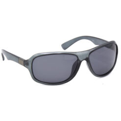 Hrinkar Polarized & UV Protection Stylish Black, Clear Sports, Wrap-around Shades For Men & Women - HRS503-GRY-BK-P