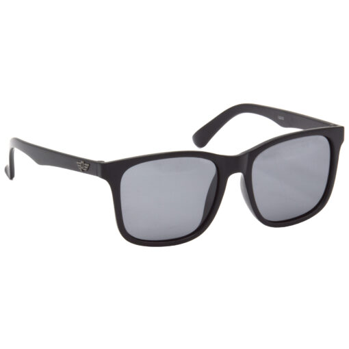 Hrinkar Polarized & UV Protection Elegant Black Rectangular Goggles For Men & Women - HRS504-BK-BK-P