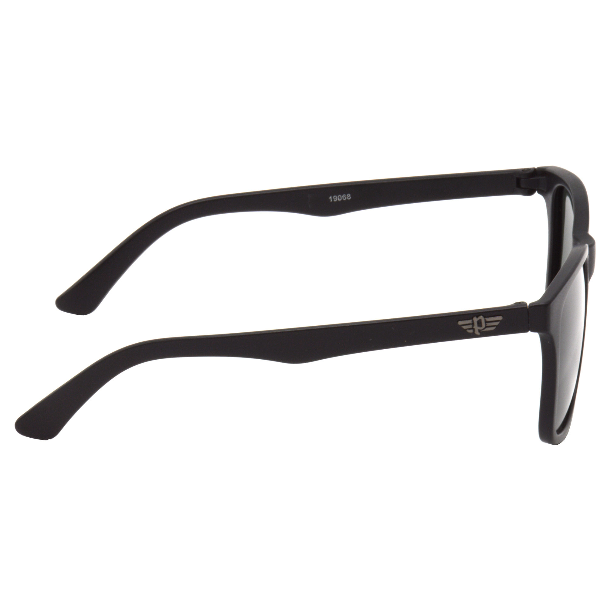 Hrinkar Polarized & UV Protection Trendy Green Rectangular Shades For Men & Women - HRS504-BK-GRN-P - Image 3