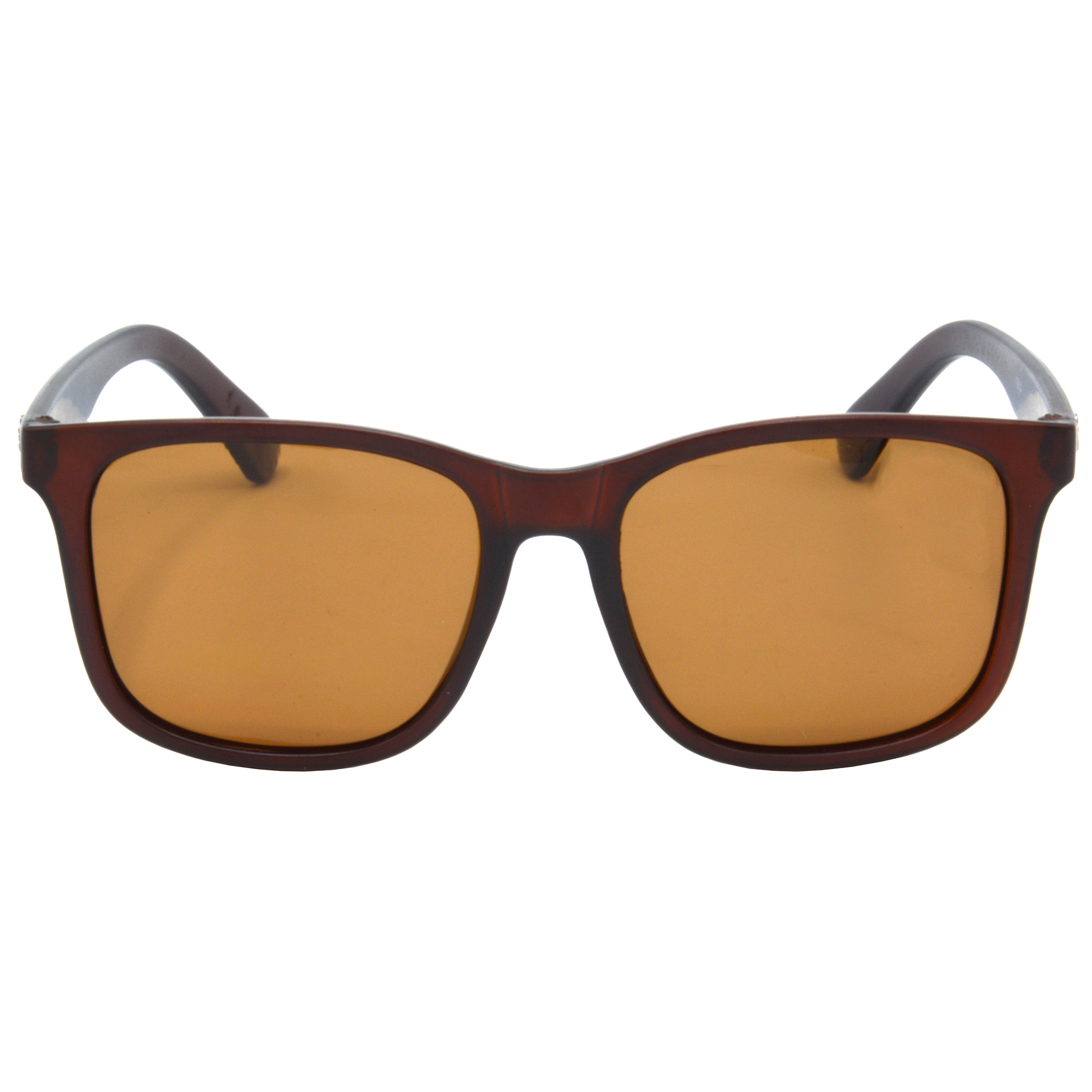 Hrinkar Polarized & UV Protection Classy Brown Rectangular Sunglasses For Men & Women - HRS504-BWN-BWN-P - Image 2