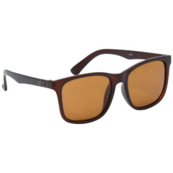 Hrinkar Polarized & UV Protection Classy Brown Rectangular Sunglasses For Men & Women - HRS504-BWN-BWN-P