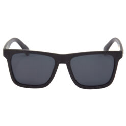 Alternative view of Hrinkar Polarized & UV Protection Elegant Black Rectangular Sunglasses For Men & Women - HRS505-BK-BK-P