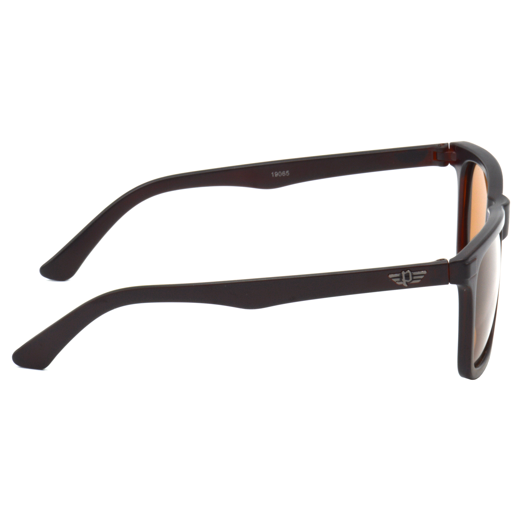 Hrinkar Polarized & UV Protection Classy Brown Rectangular Shades For Men & Women - HRS505-BWN-BWN-P - Image 3