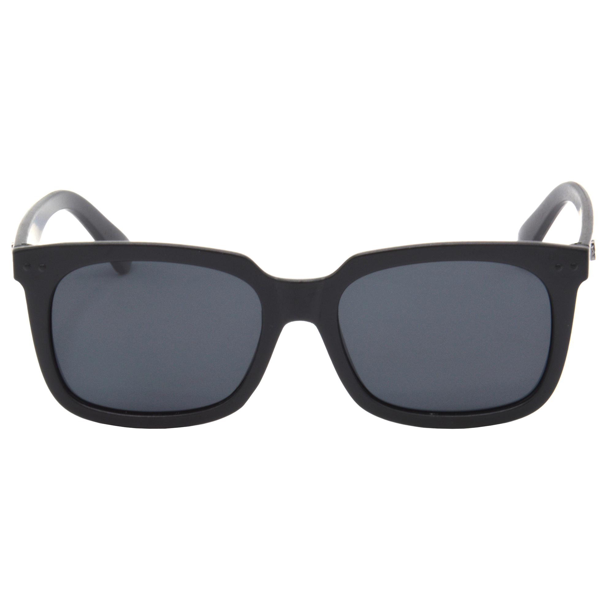 Hrinkar Polarized & UV Protection Elegant Black Rectangular Shades For Men & Women - HRS506-BK-BK-P - Image 2